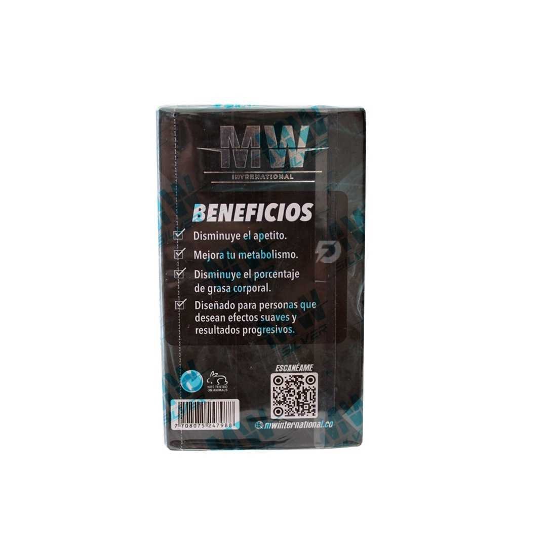 QUEMADOR MW SILVER 30 CAPSULAS - Imagen 2