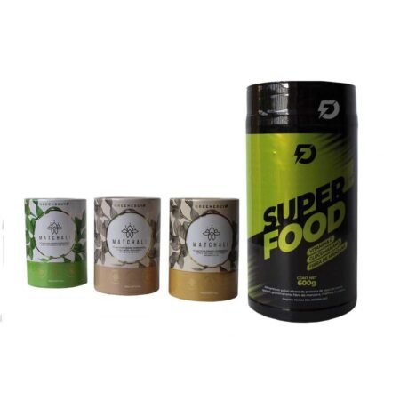 TÉ MATCHALI X 3 + SUPER FOOD