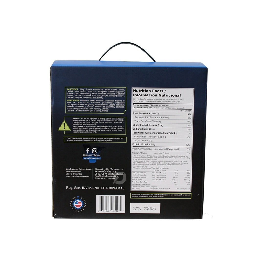PROTEÍNA WHEY ÉLITE VITANAS 10 LIBRAS - Imagen 2