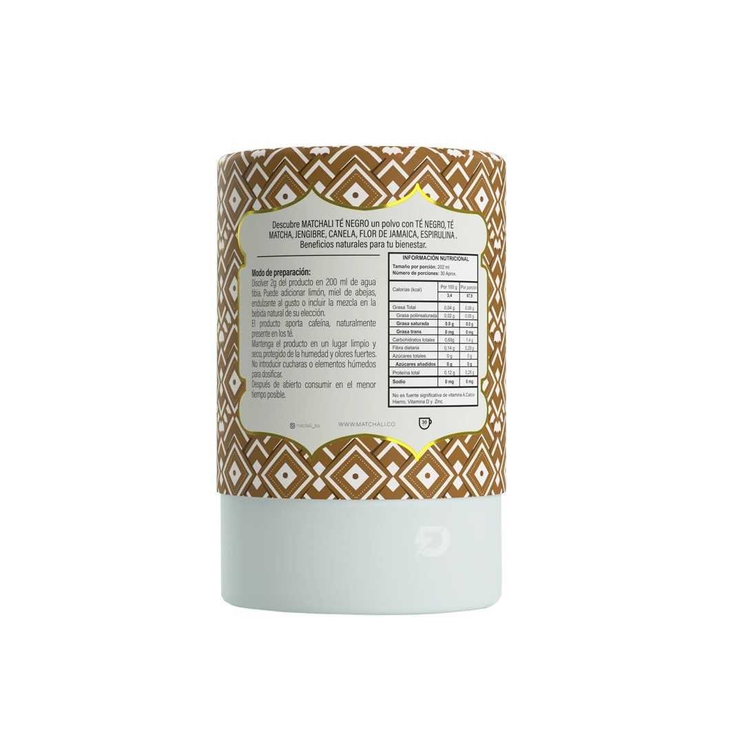 TE NEGRO MATCHALI 60 GRAMOS - Imagen 2