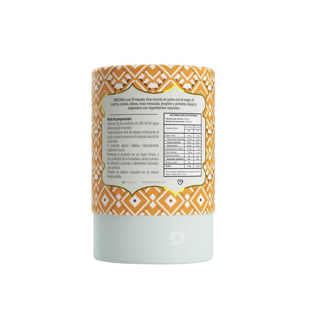 TE MASALA CHAI MATCHALI 60 GRAMOS - Imagen 2