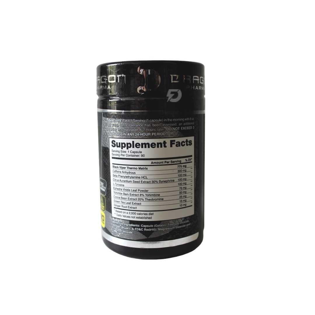 QUEMADOR BLACK VIPER 90 CAPSULAS - Imagen 2