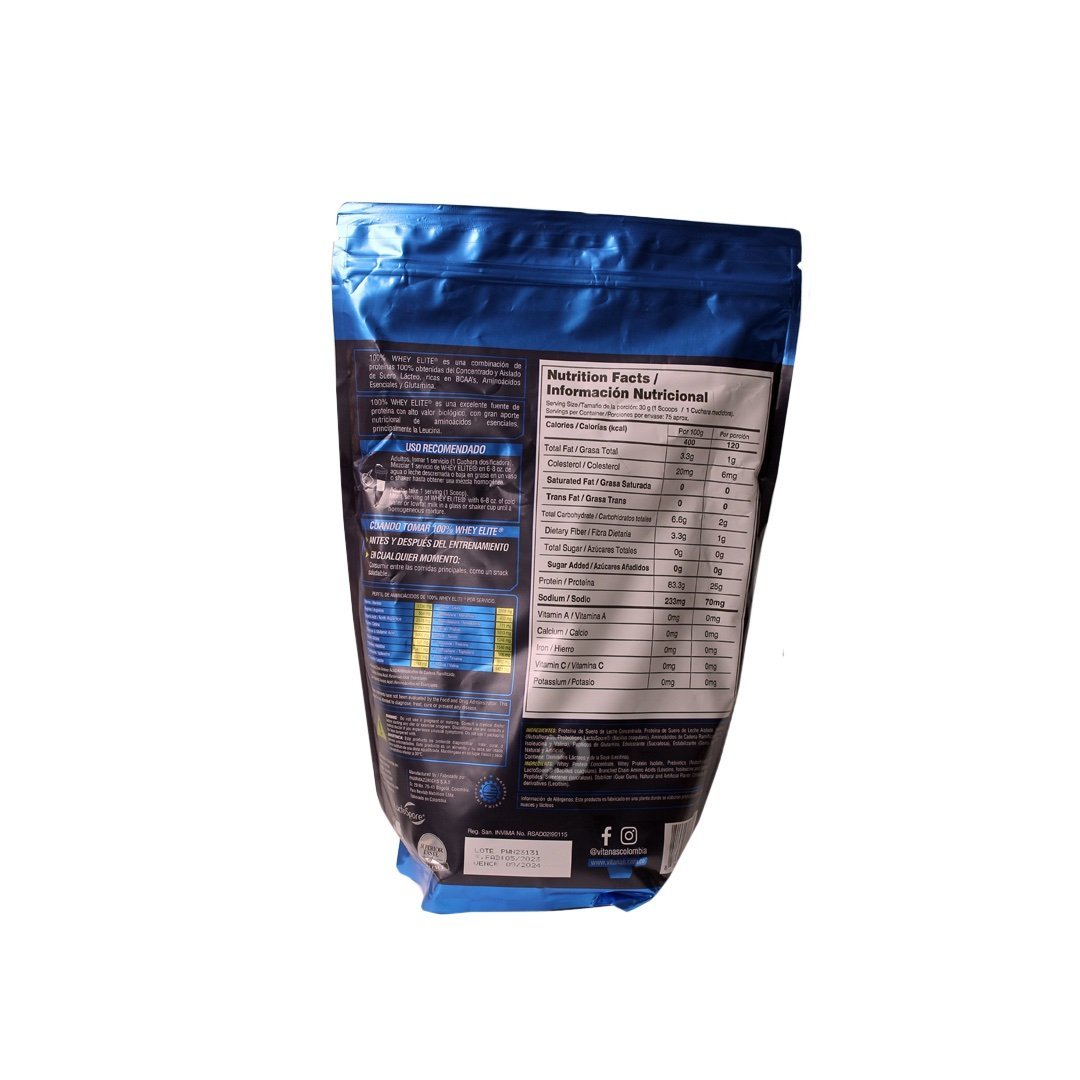 PROTEÍNA WHEY ÉLITE VITANAS 5 LIBRAS - Imagen 2