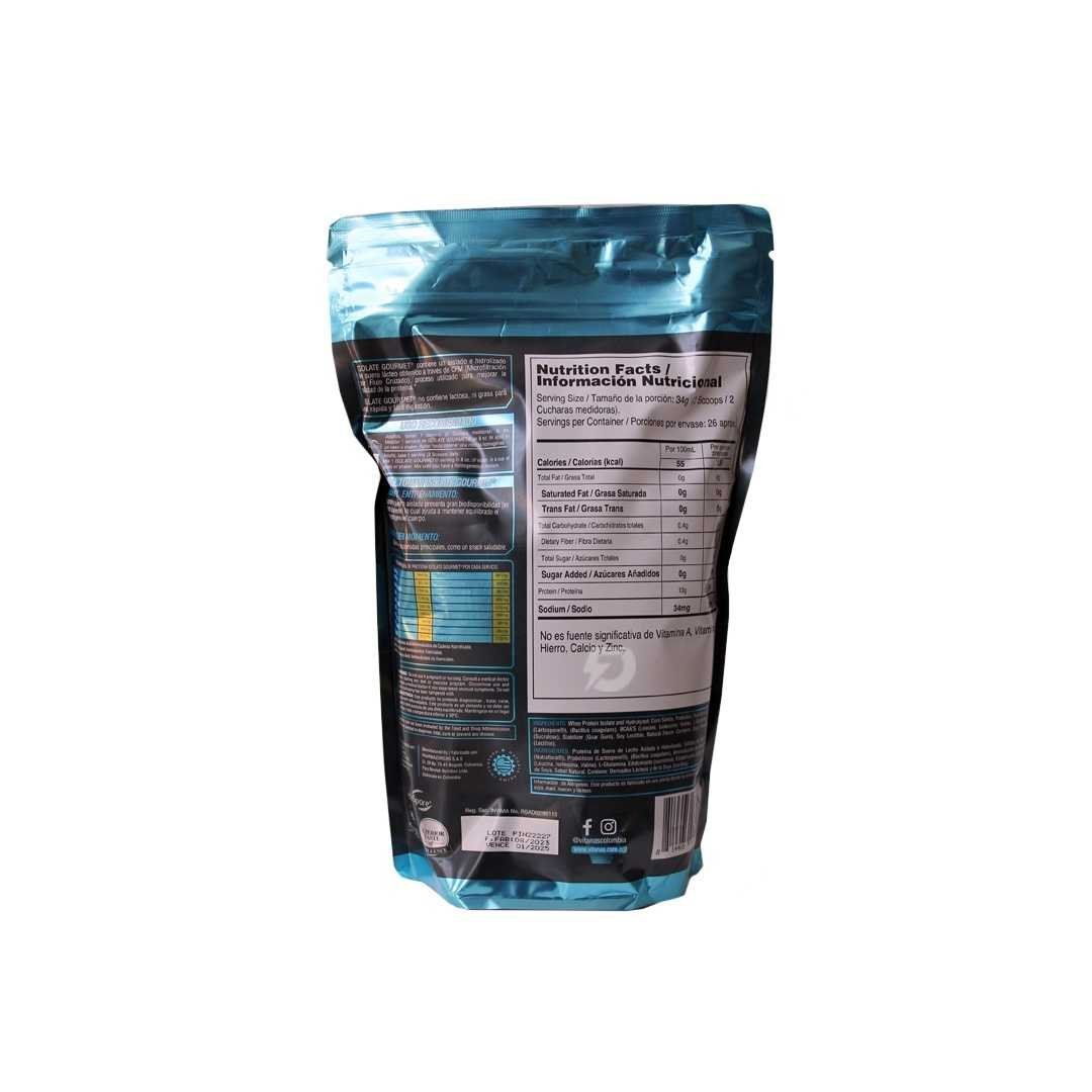 PROTEÍNA ISOLATE GOURMET VITANAS 2 LIBRAS - Imagen 2