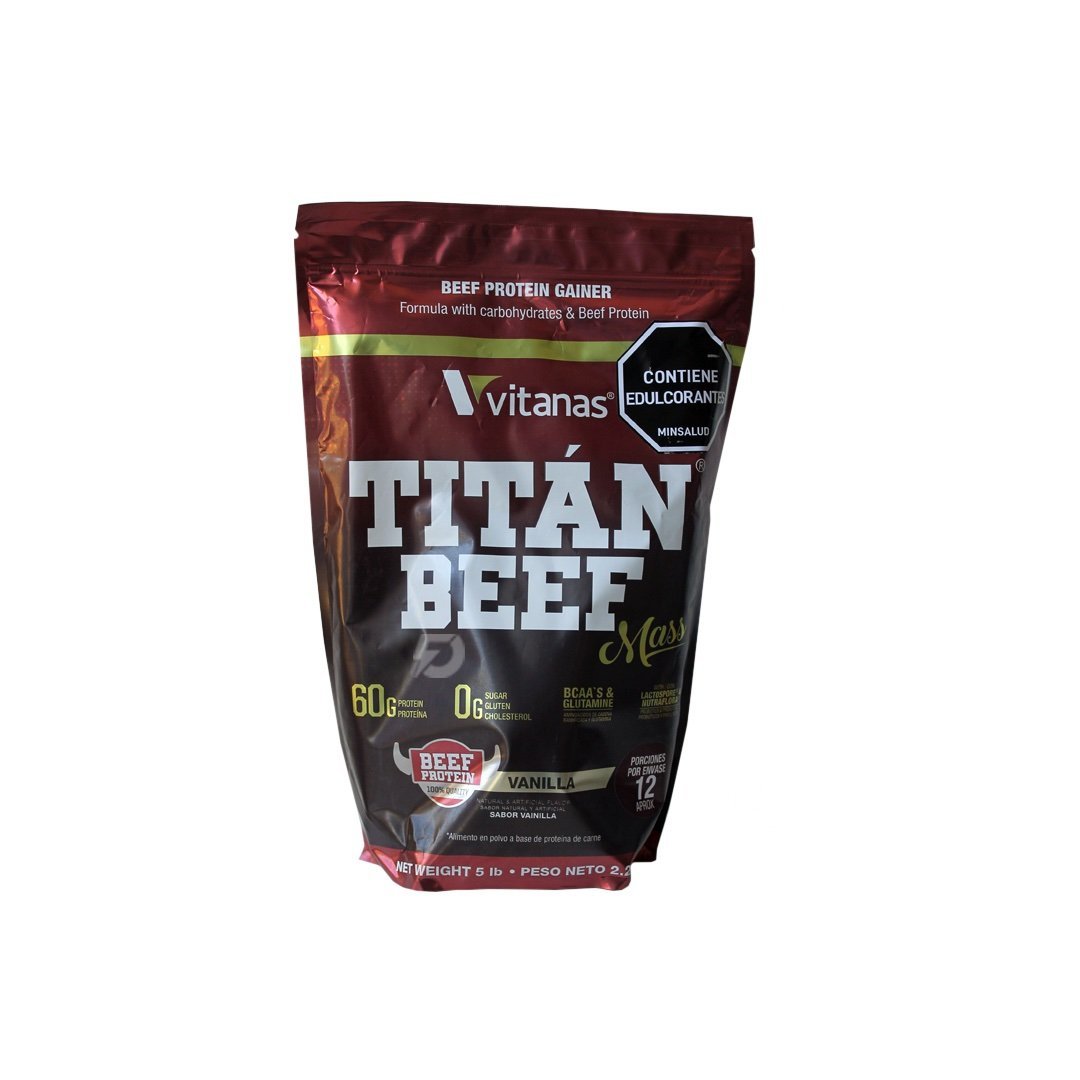 PROTEÍNA TITÁN BEEF MASS 5 LIBRAS