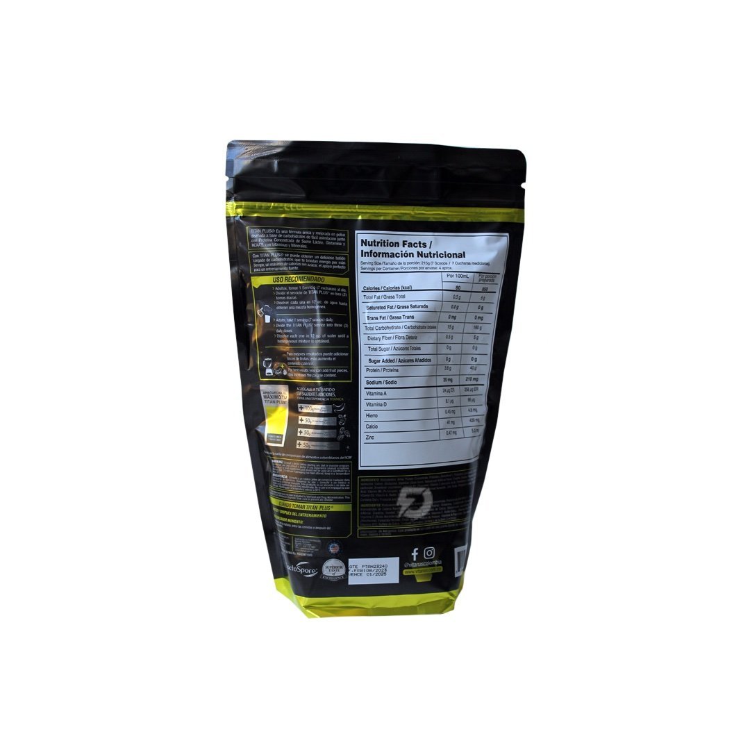 PROTEÍNA TITÁN PLUS 2 LIBRAS - Imagen 2