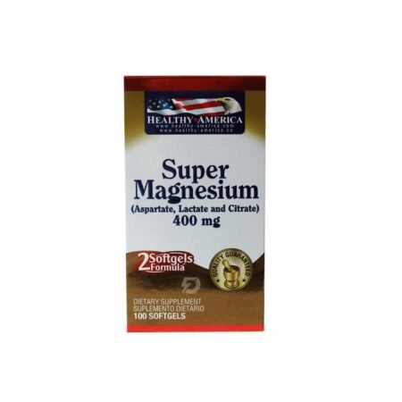 SUPER MAGNESIO HEALTHY AMERICA 400 MG 100 CAPSULAS