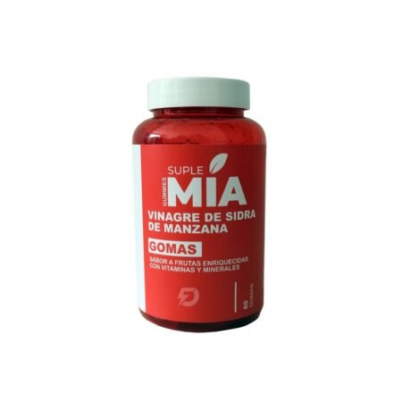 GOMITAS VINAGRE DE MANZANA SUPLEMIA 60 GOMAS