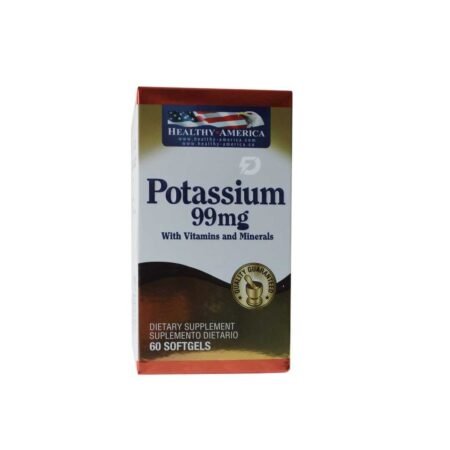 POTASIO 99 MG HEALTHY AMERICA 60 CAPSULAS
