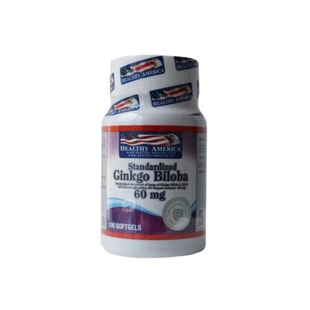 GINKGO BILOBA 60 MG HEALTHY AMERICA 100 CAPSULAS